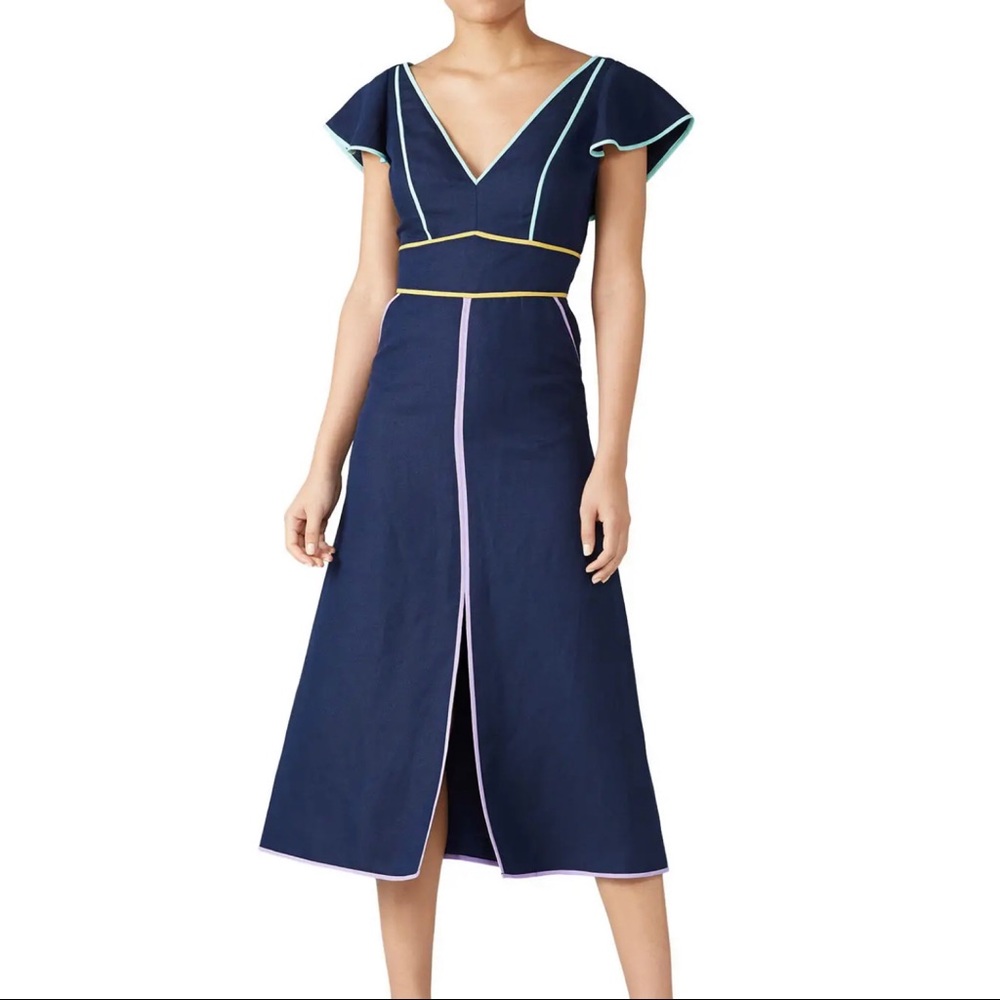 Kate Spade Contrast Trim Dress